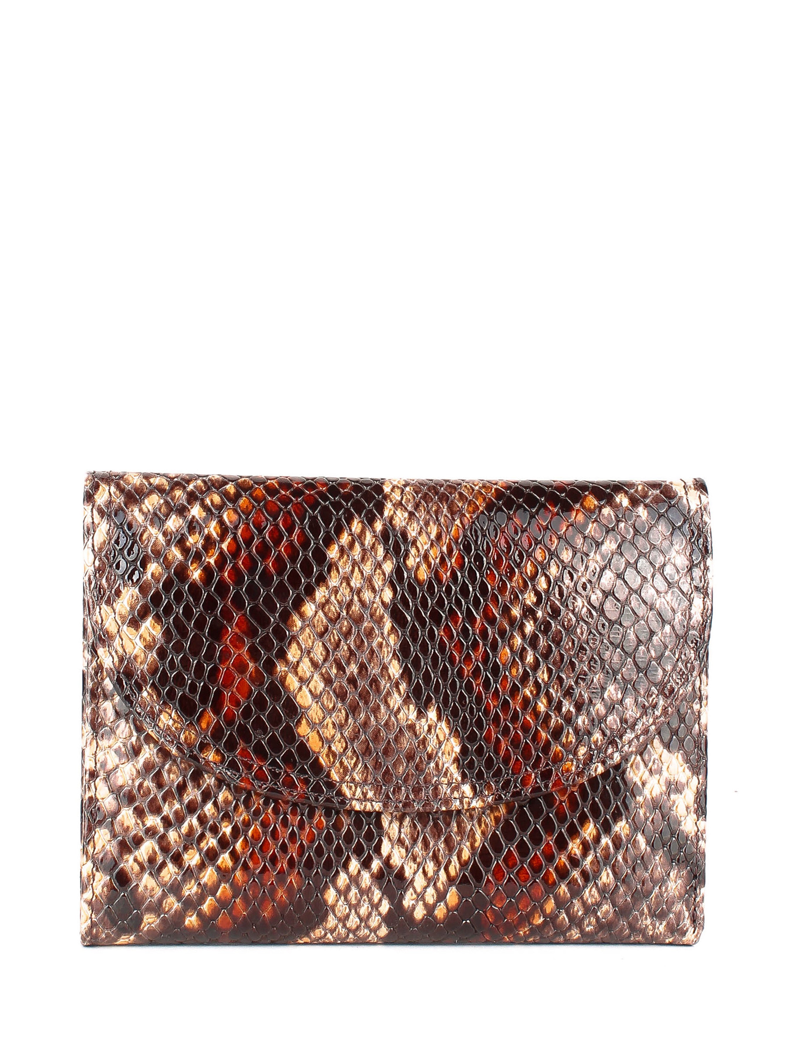 Bandolera de piel italiana Marrón 034-857