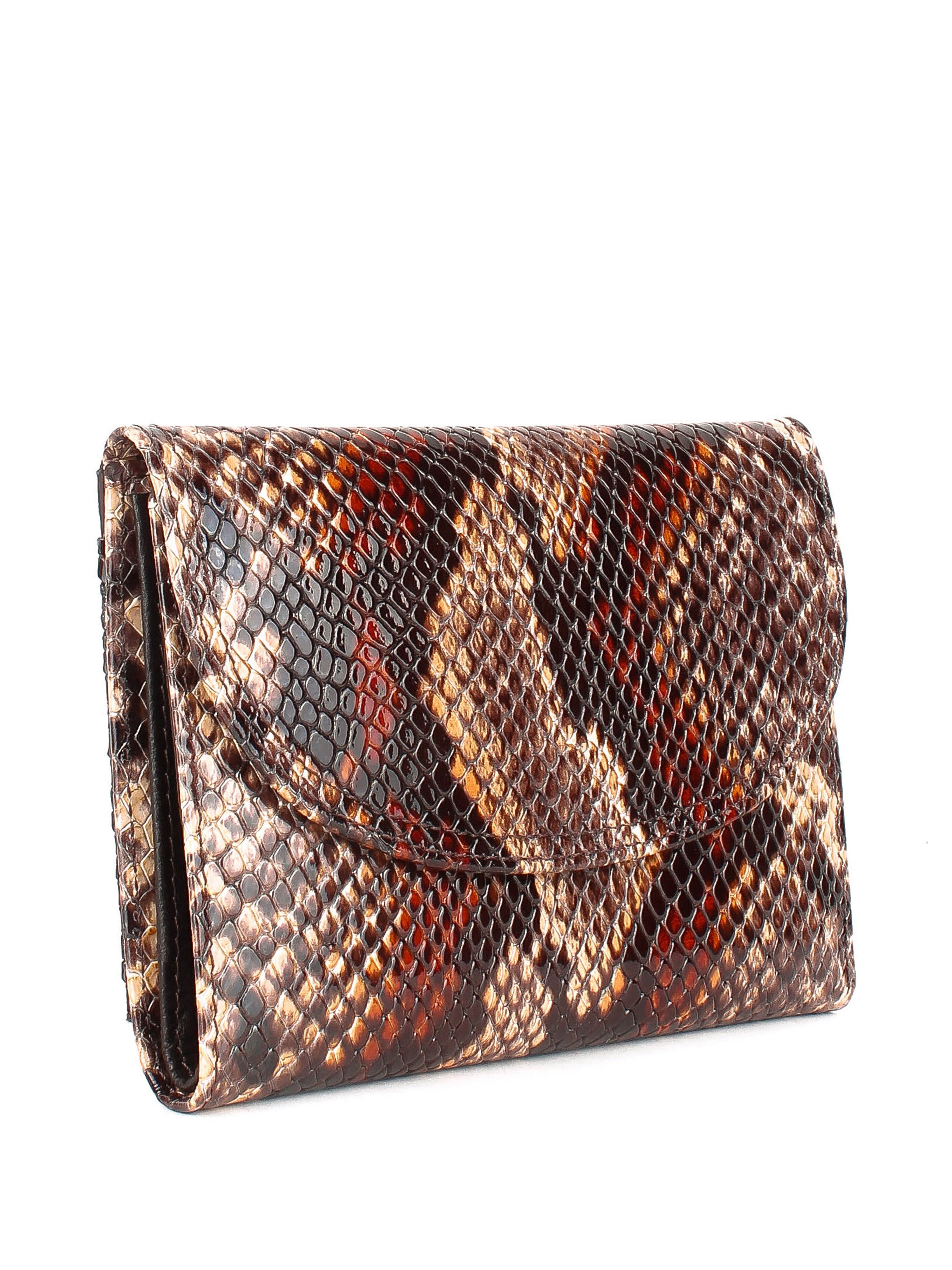 Bandolera de piel italiana Marrón 034-857