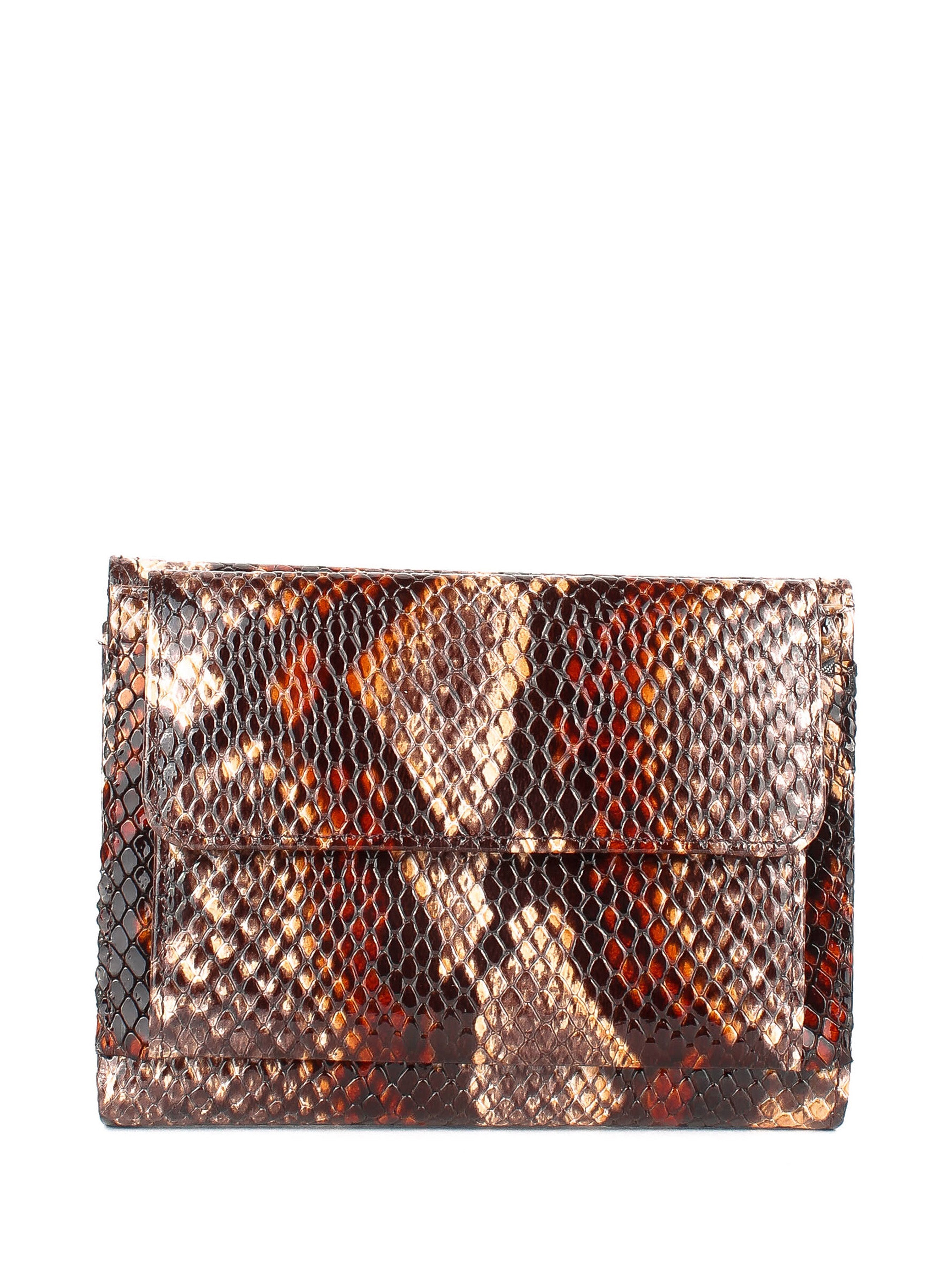 Bandolera de piel italiana Marrón 034-857