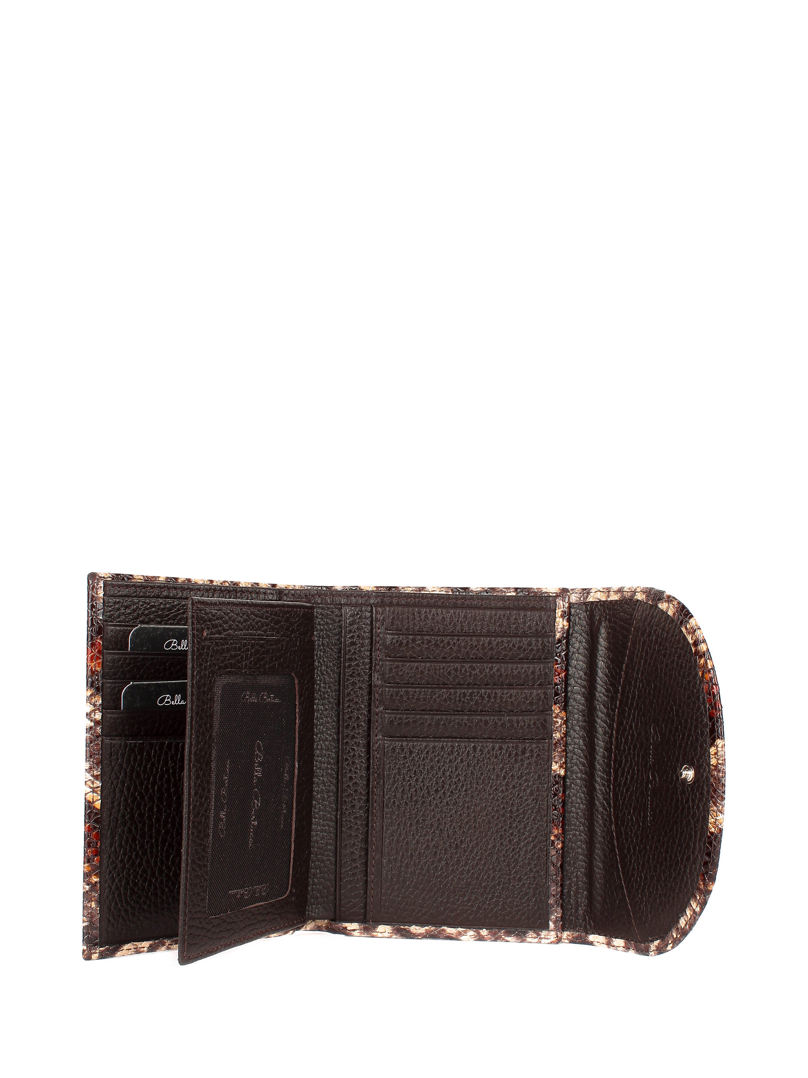 Bandolera de piel italiana Marrón 034-857