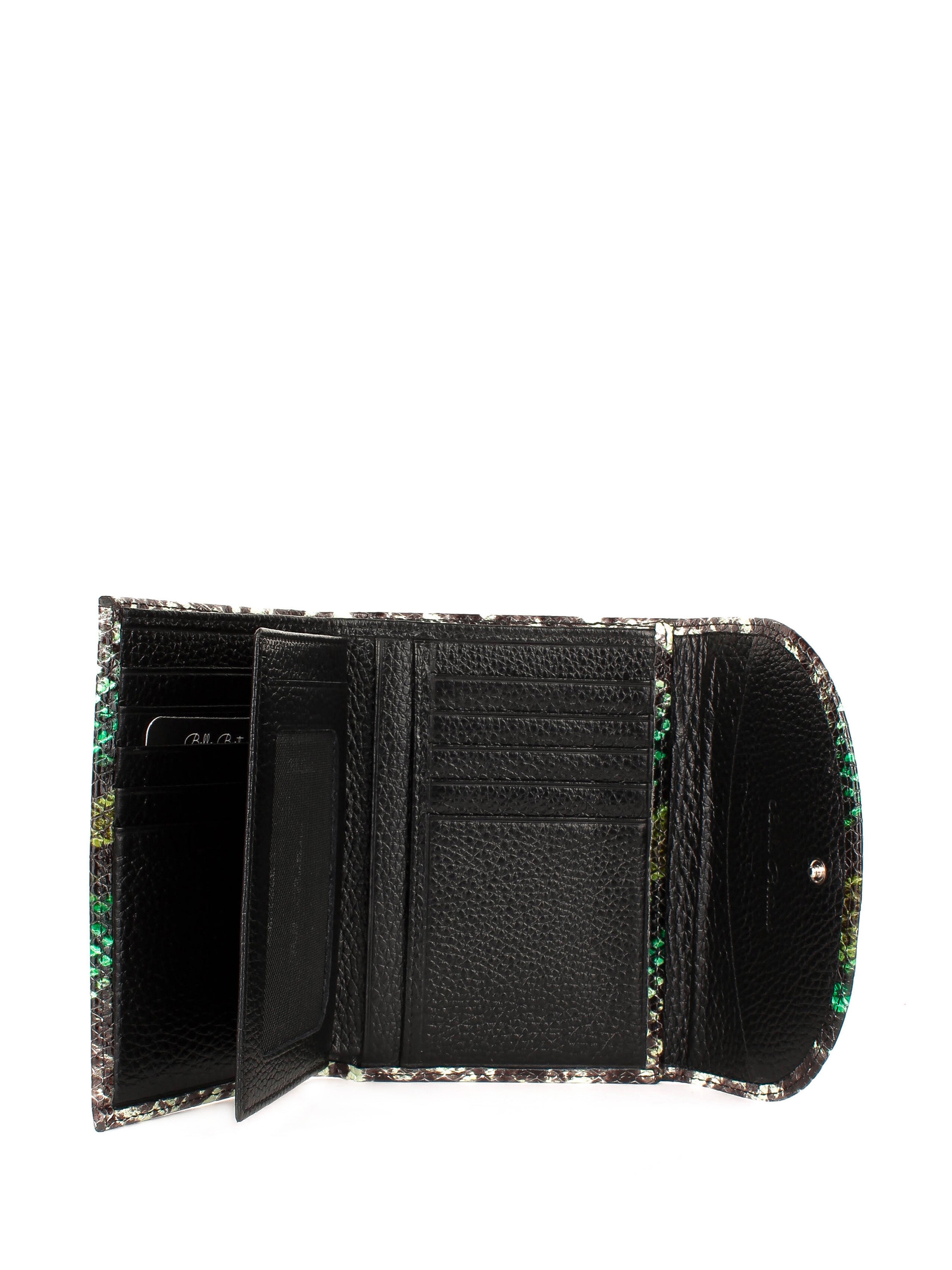 Bandolera de piel italiana Verde 034-948