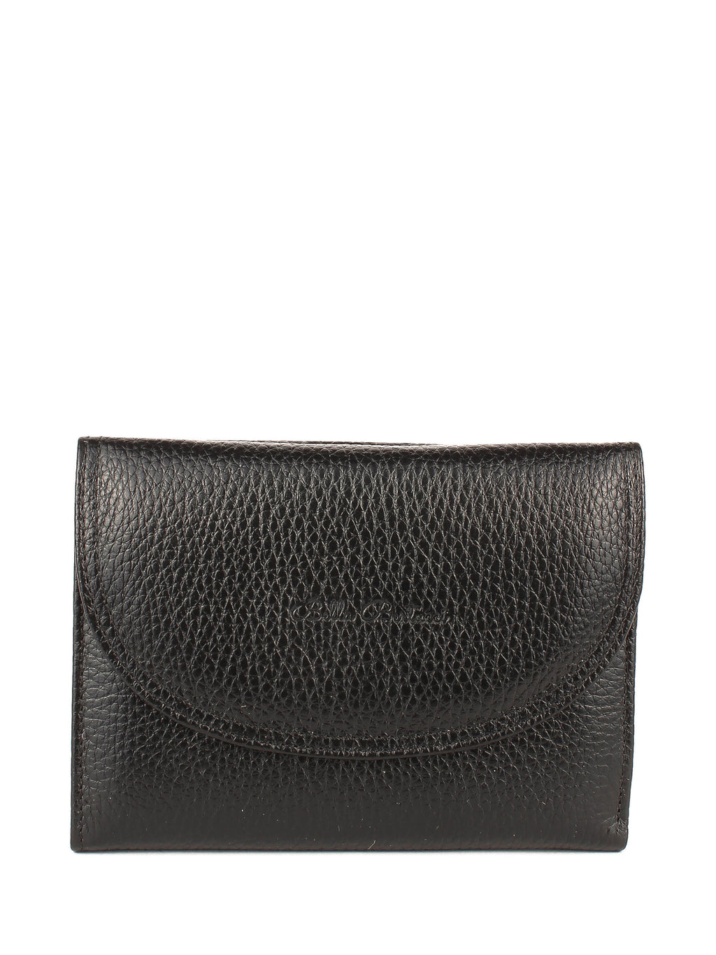 Bandolera de piel italiana Negro 034-1