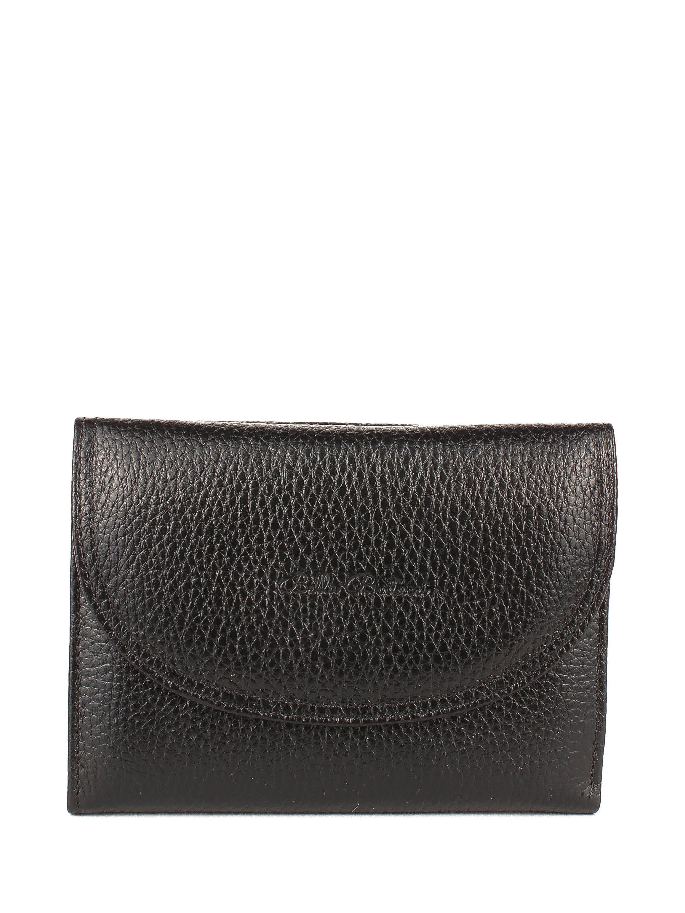 Bandolera de piel italiana Negro 034-1