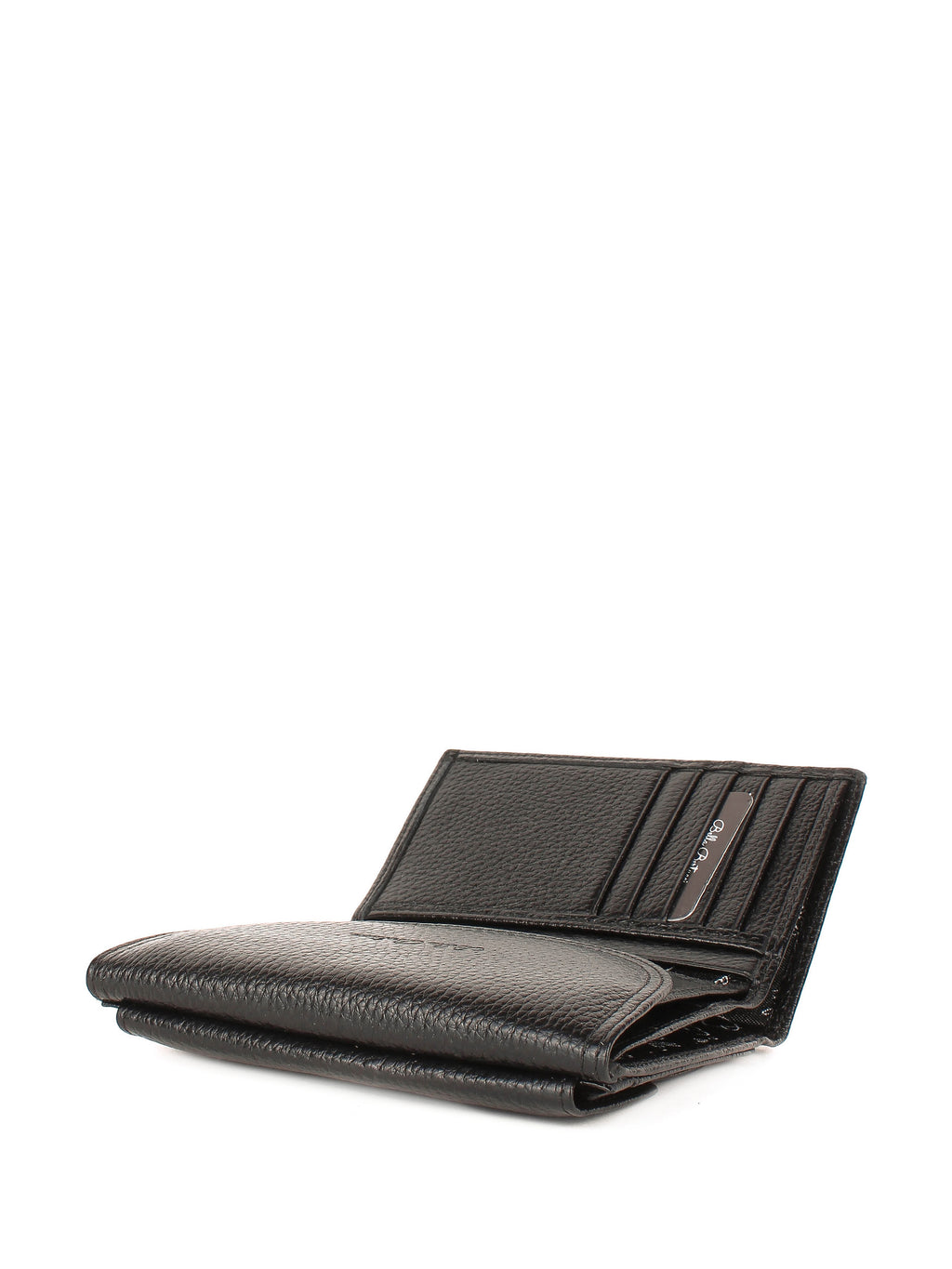 Bandolera de piel italiana Negro 034-1