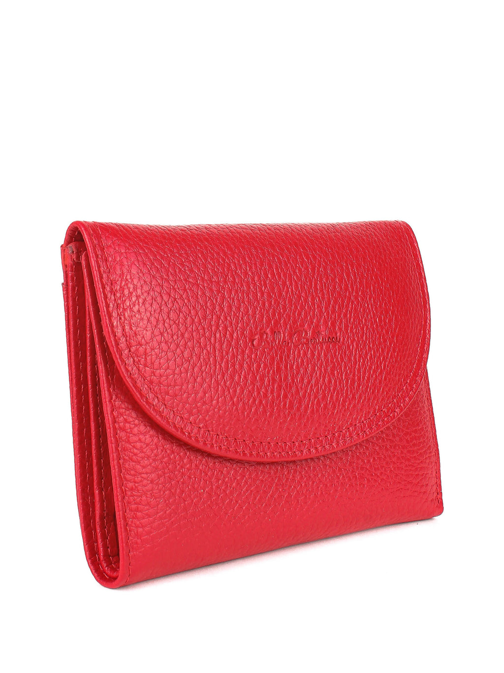 Bandolera de piel italiana Rojo 034-4