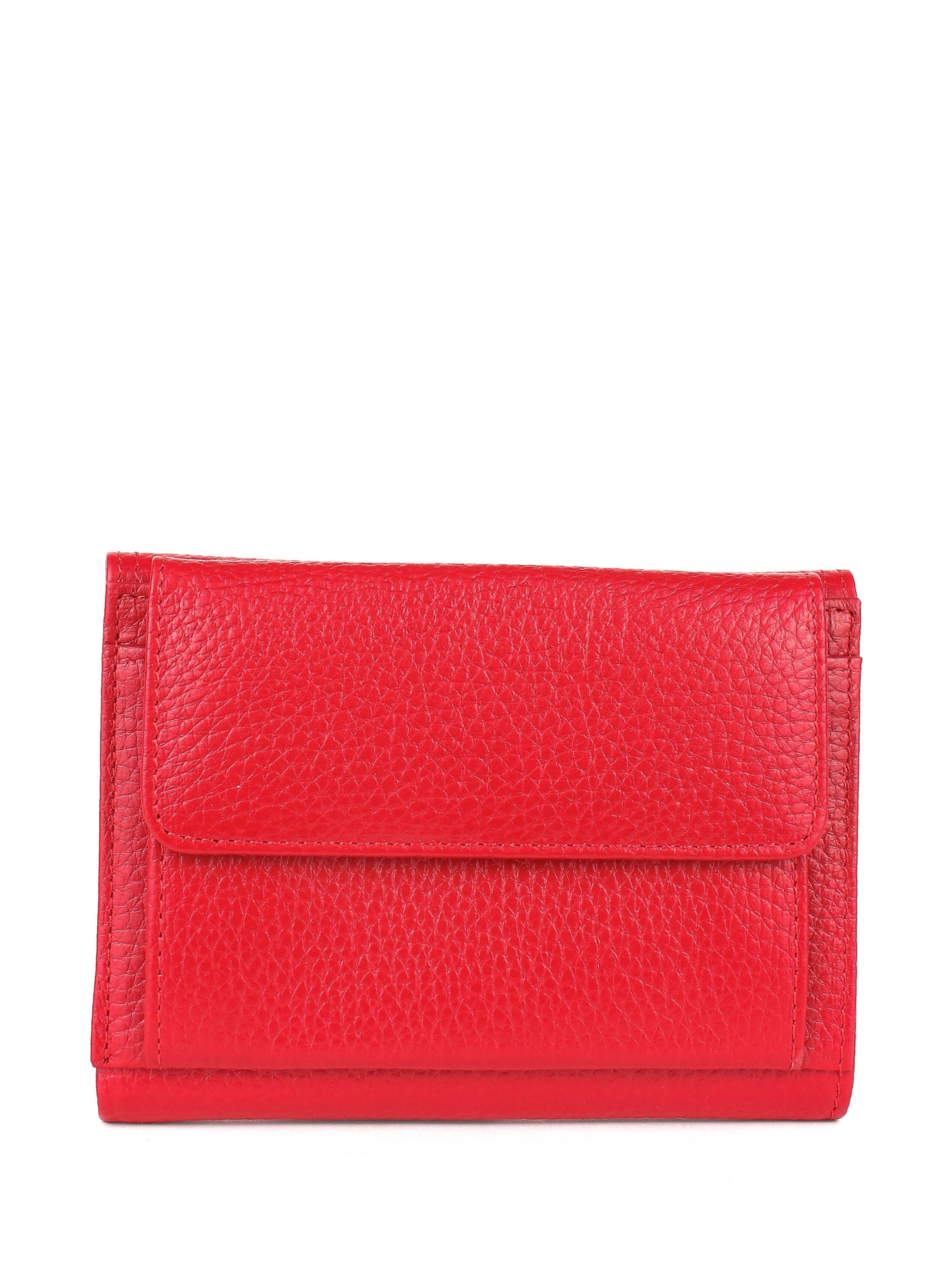 Bandolera de piel italiana Rojo 034-4