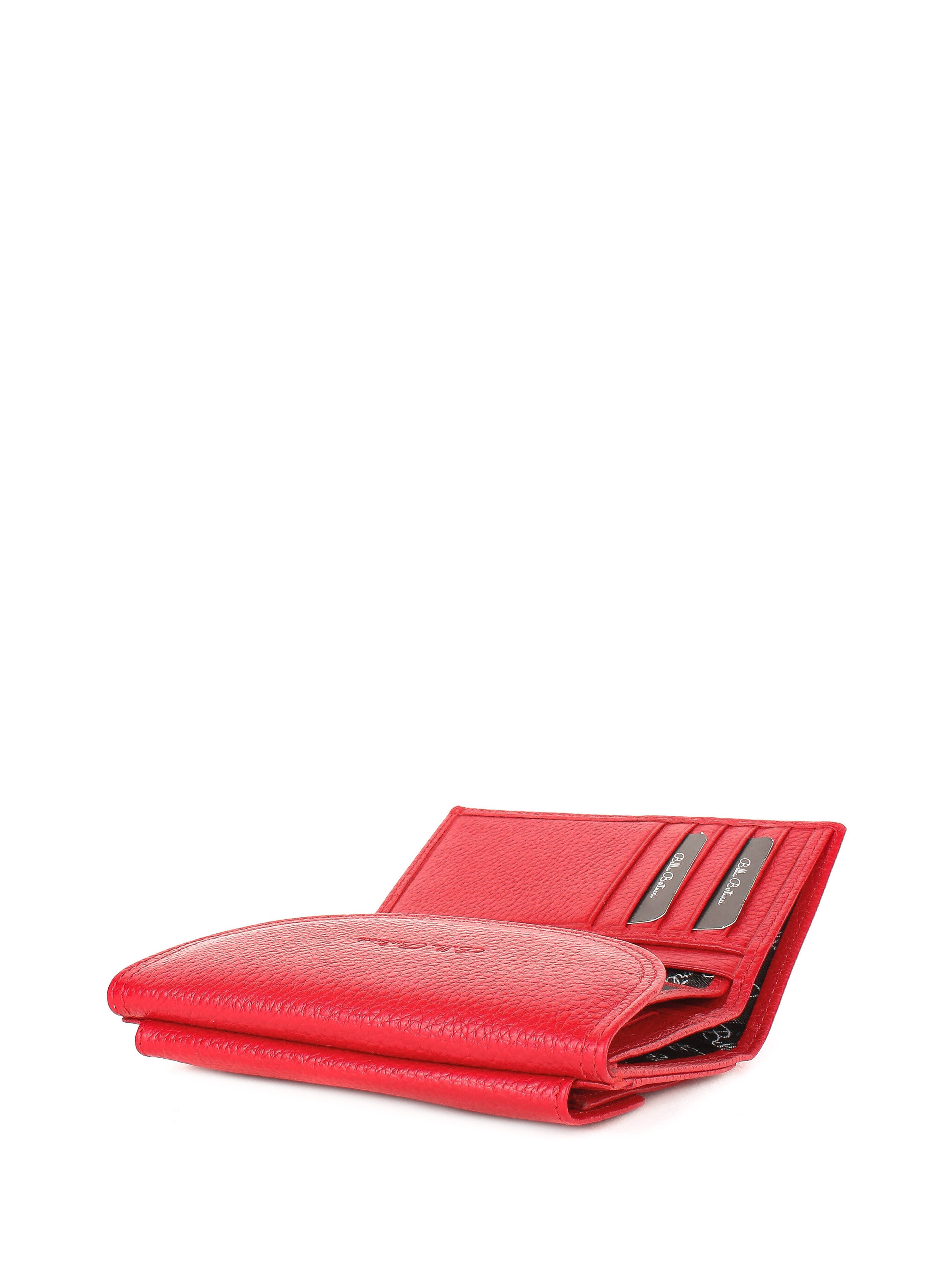 Bandolera de piel italiana Rojo 034-4