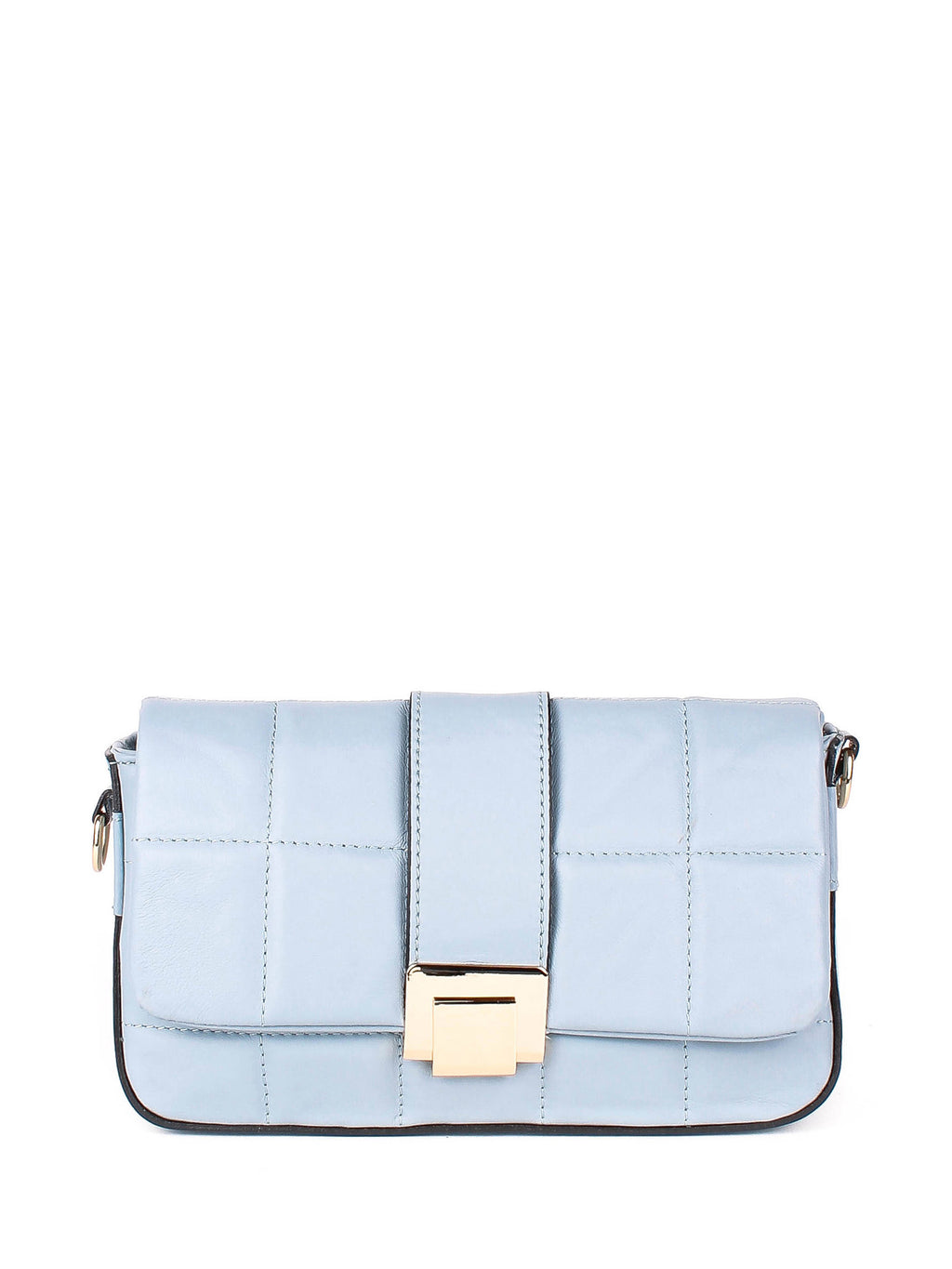 Bandolera de piel italiana Блакитний 5522-17-37