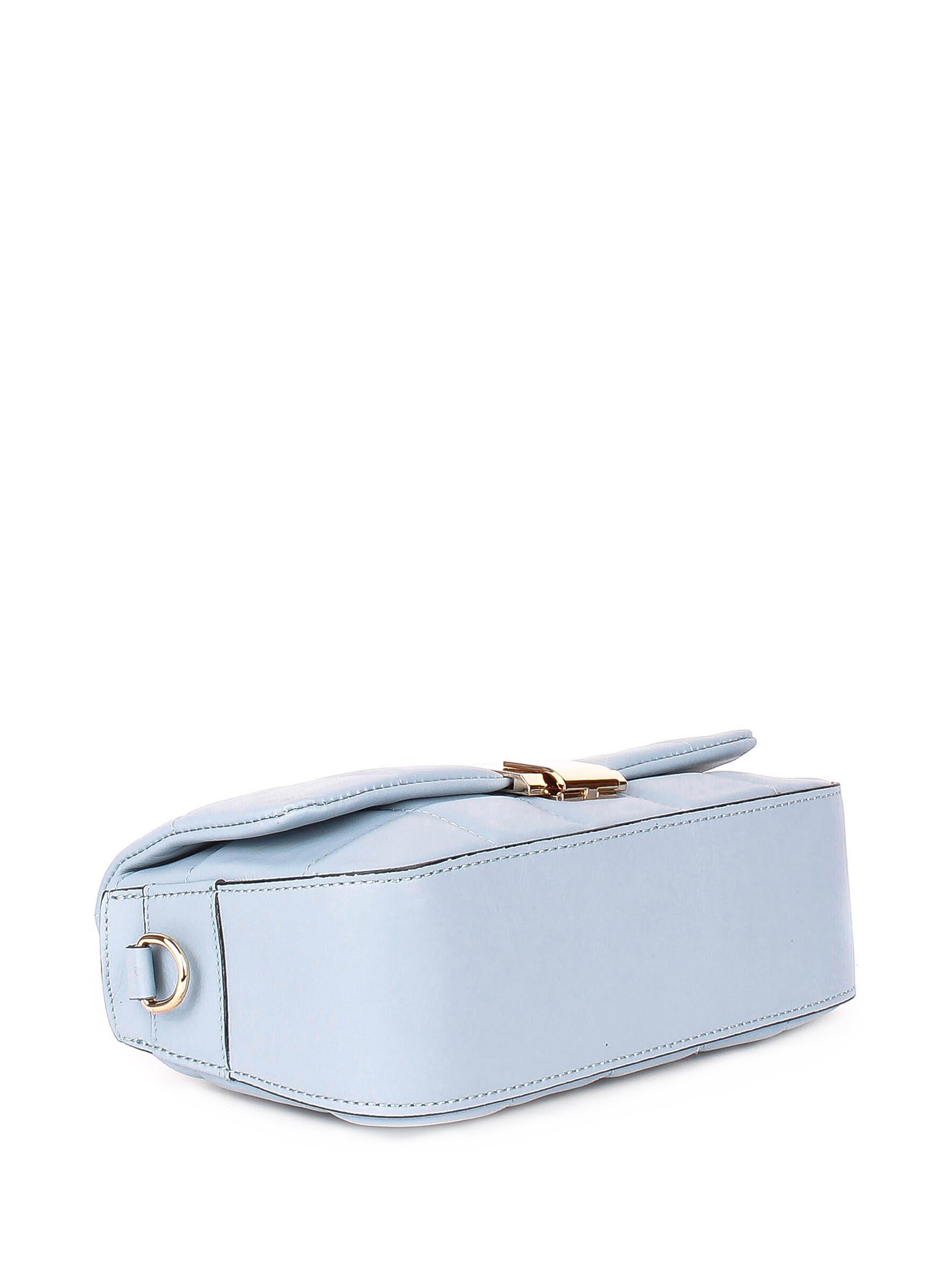 Bandolera de piel italiana Блакитний 5522-17-37