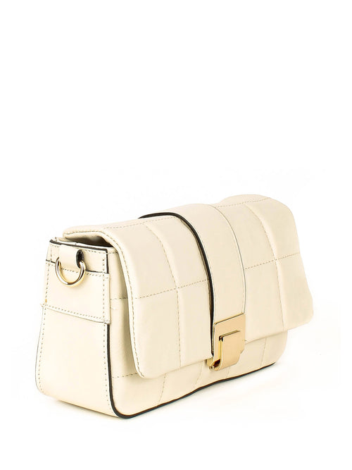 Bandolera de piel italiana Beige 5522-11-37