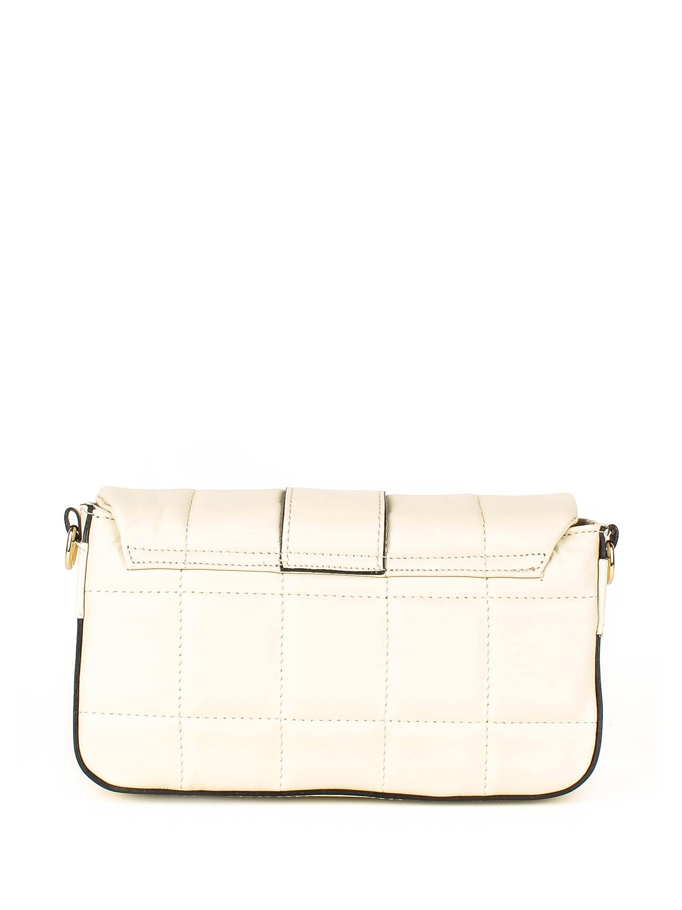 Bandolera de piel italiana Beige 5522-11-37