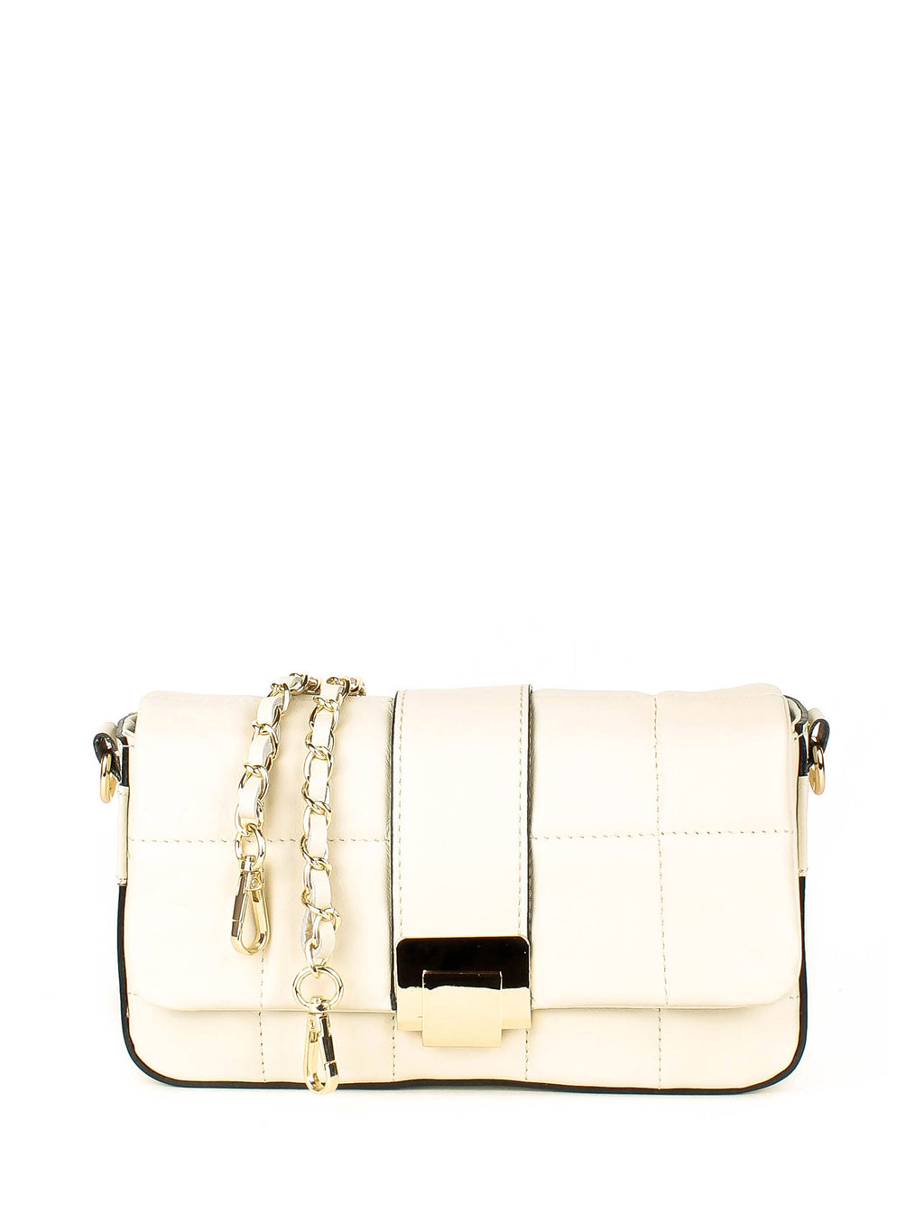 Bandolera de piel italiana Beige 5522-11-37