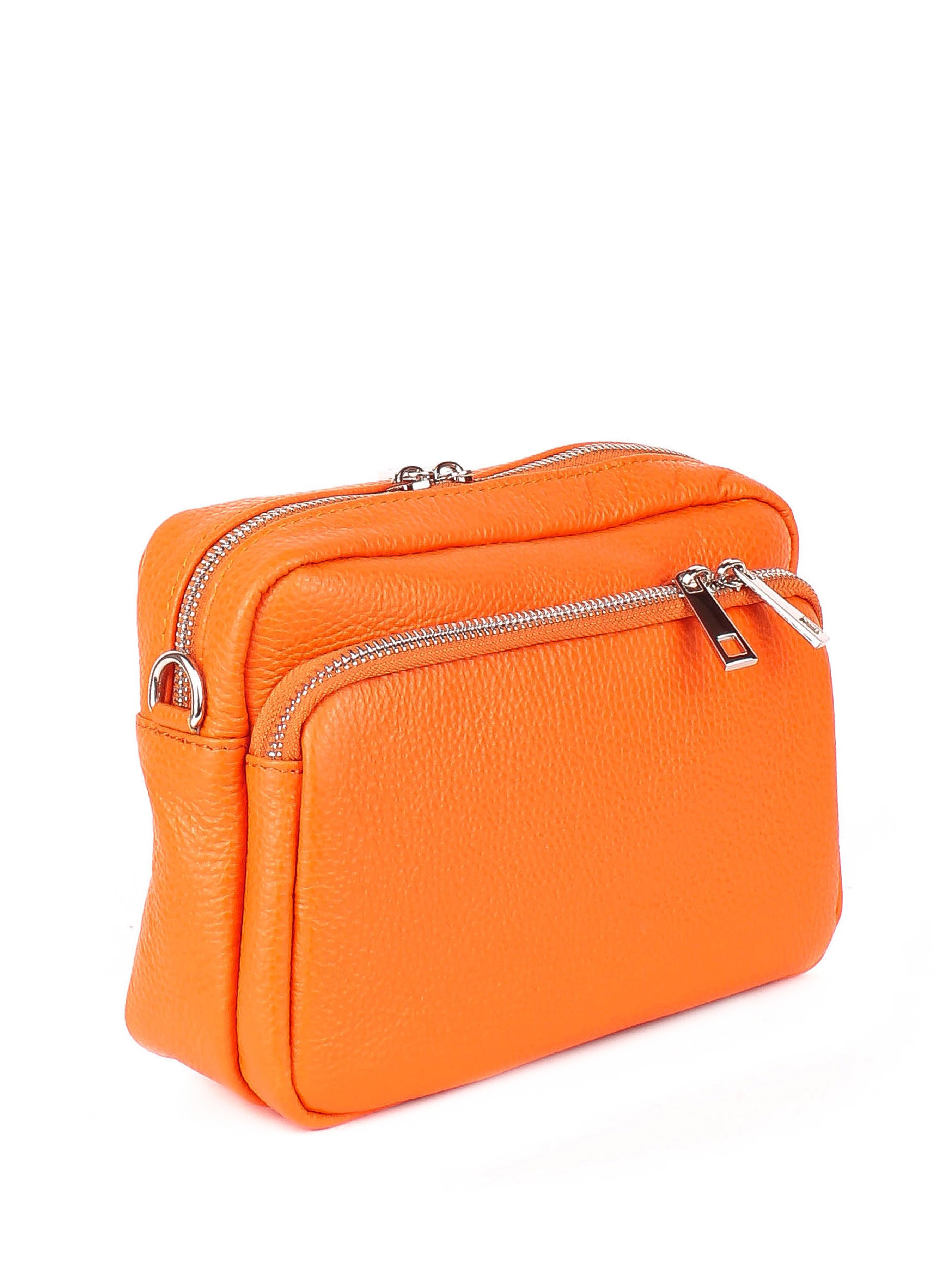 Bandolera de piel italiana Amarillo 3227-19-32