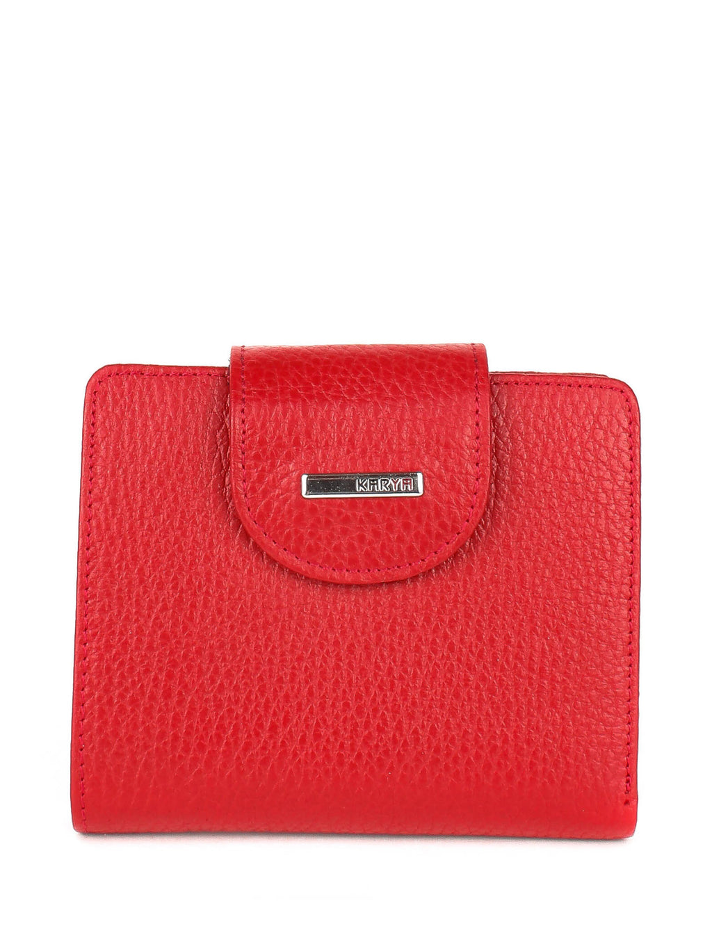 Cartera de piel italiana Rojo 2007-46-45