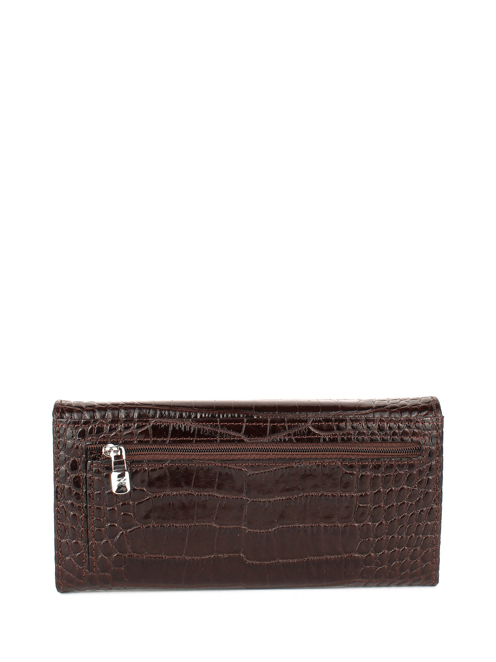 Cartera de piel italiana Marrón 1191-57