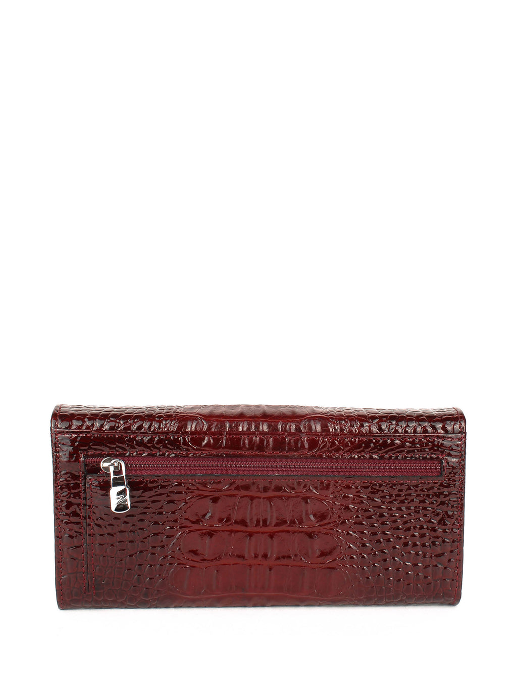 Cartera de piel italiana Burgoña 1191-016