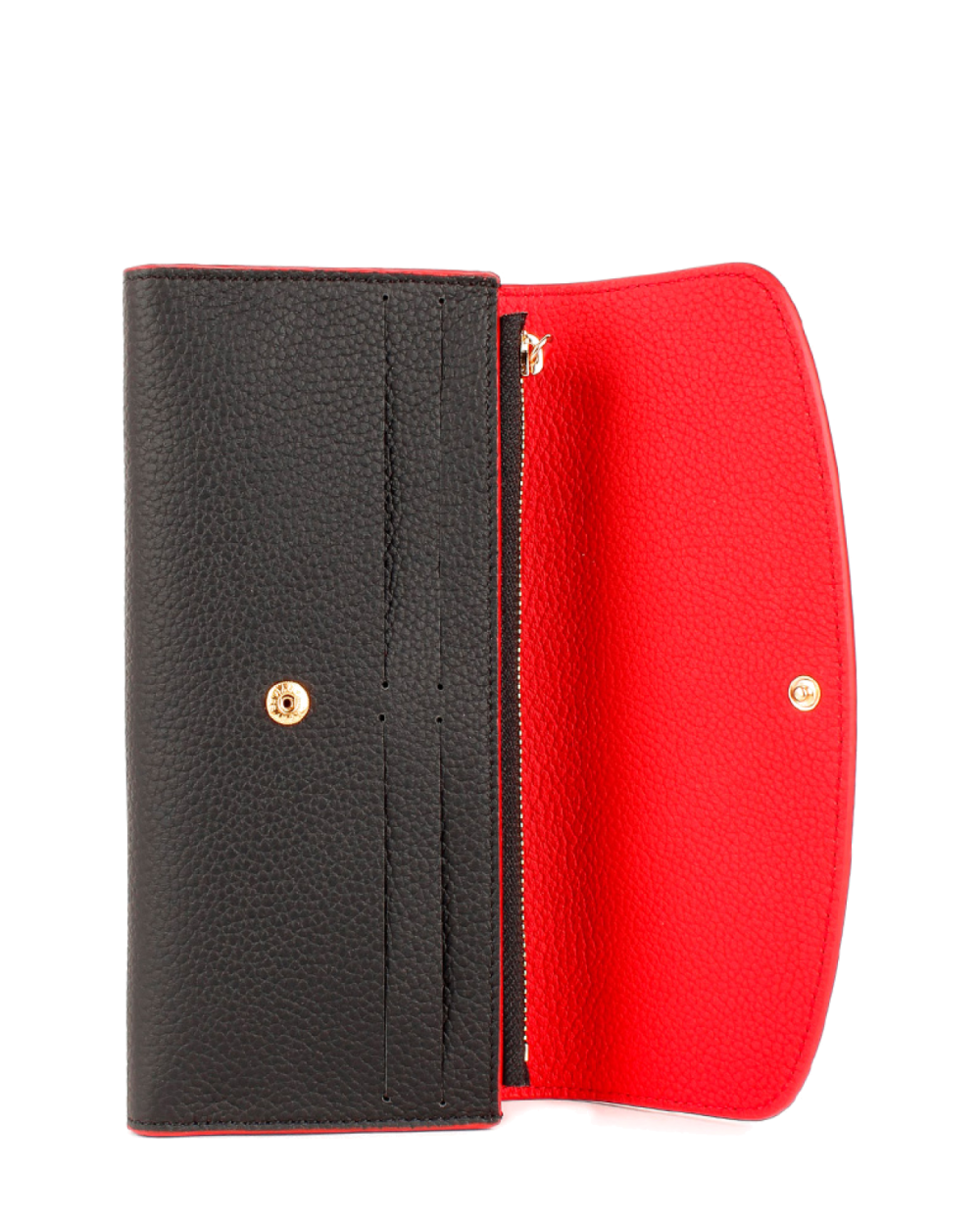 Cartera de piel italiana Negro 805-281.282