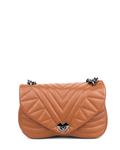 Bandolera de piel italiana Rojo 3388-45-37