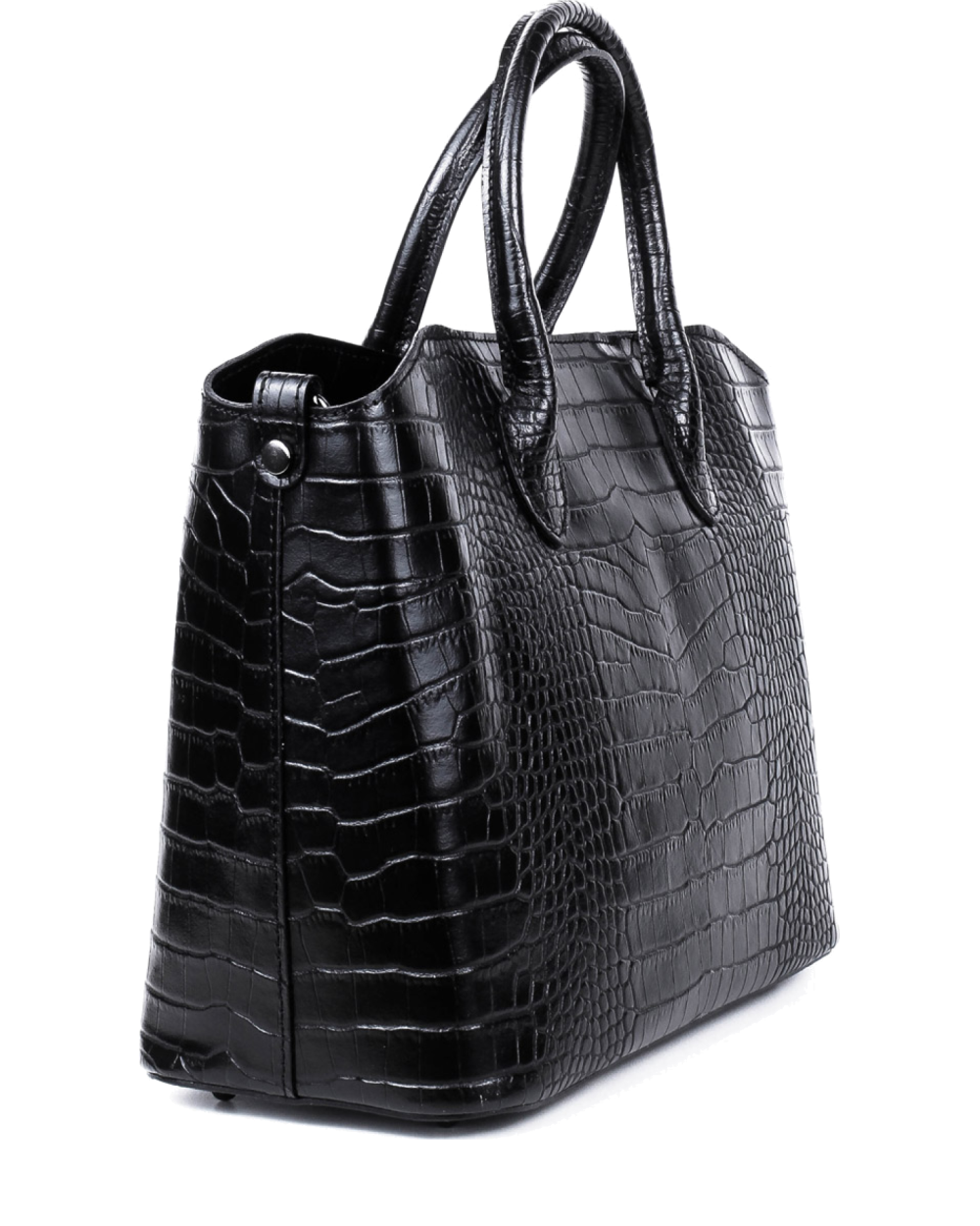 Bolso Tote de piel italiana MOLTO Negro