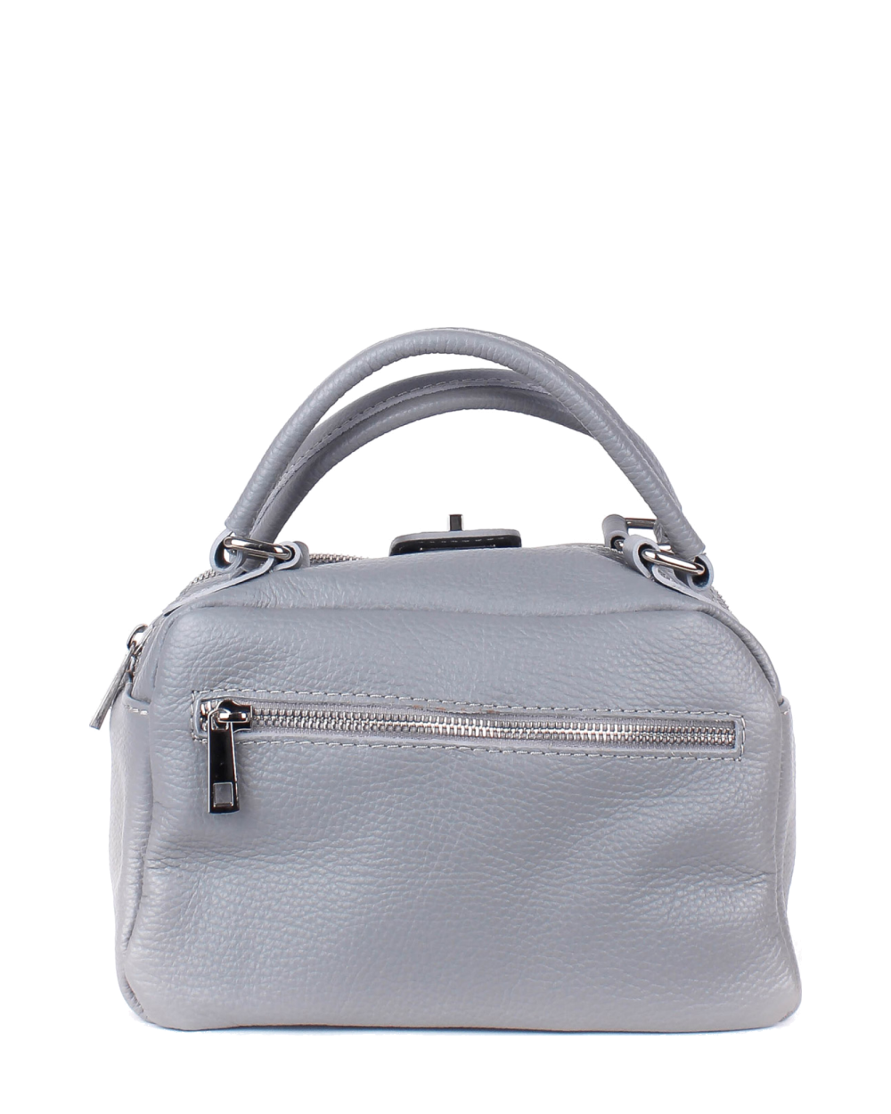 Bolso de mano de piel italiana ARMSTRONG Gris