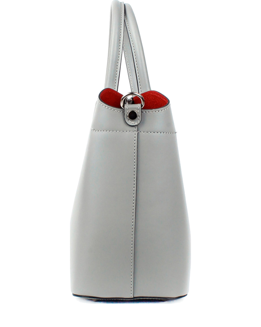 Bolso Tote de piel italiana Plato Gris