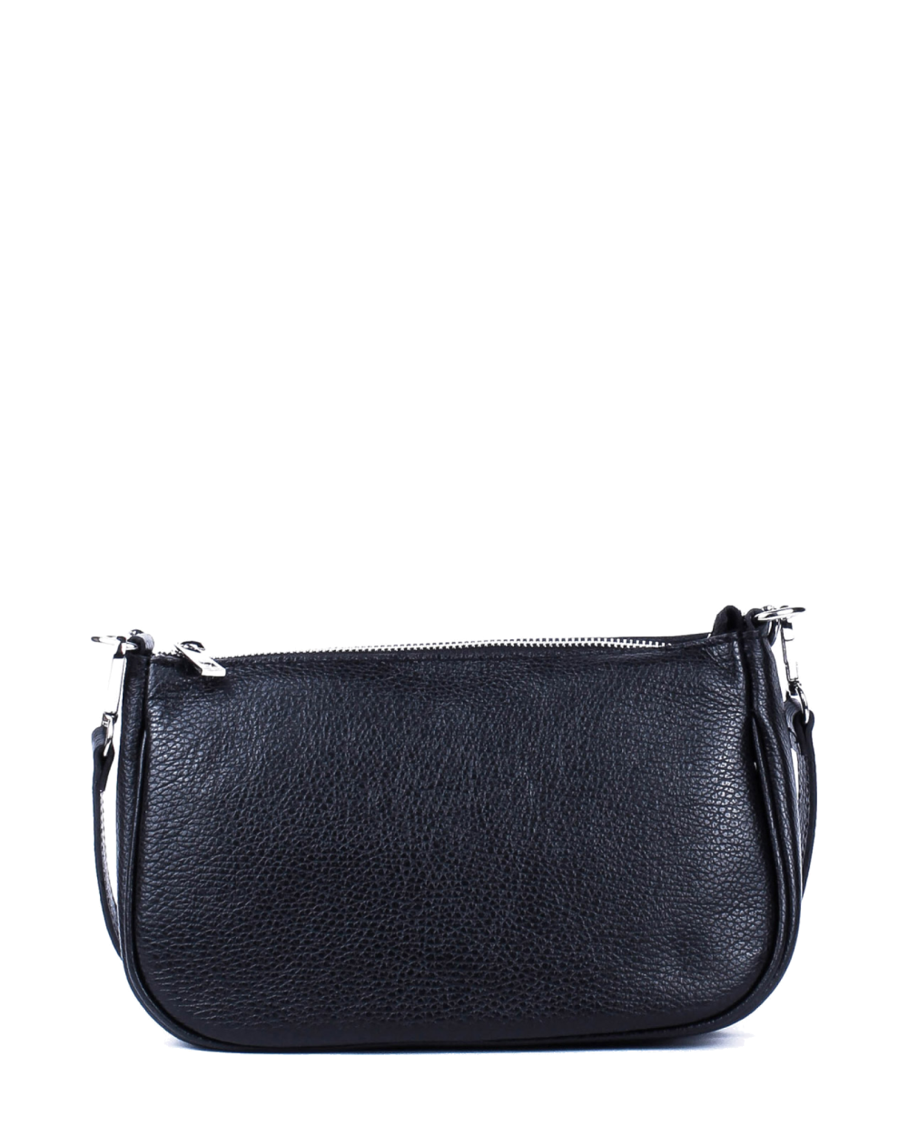 Bandolera de piel italiana Negro 4277-05-32