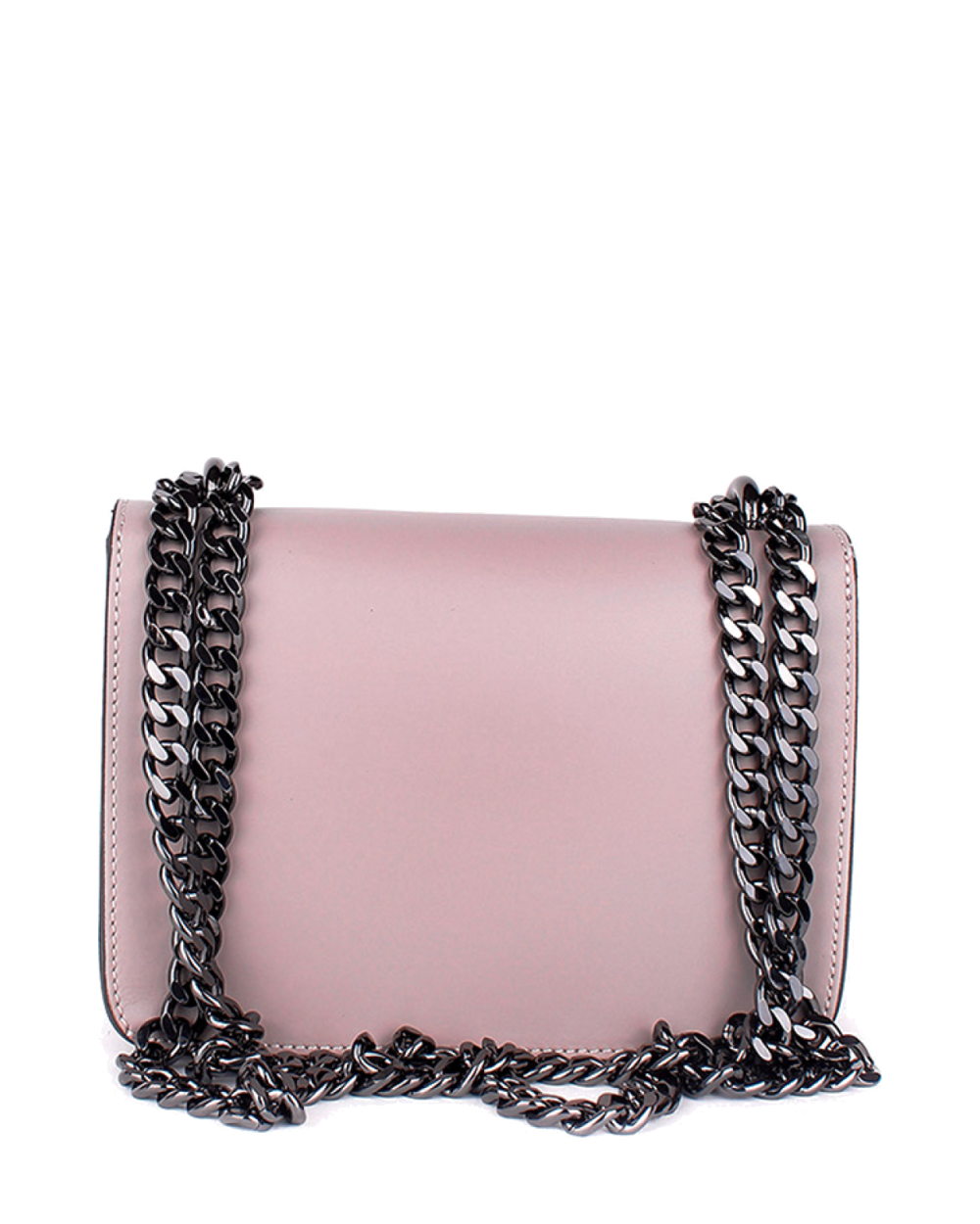 Bandolera de piel italiana Gris 2108-52-31