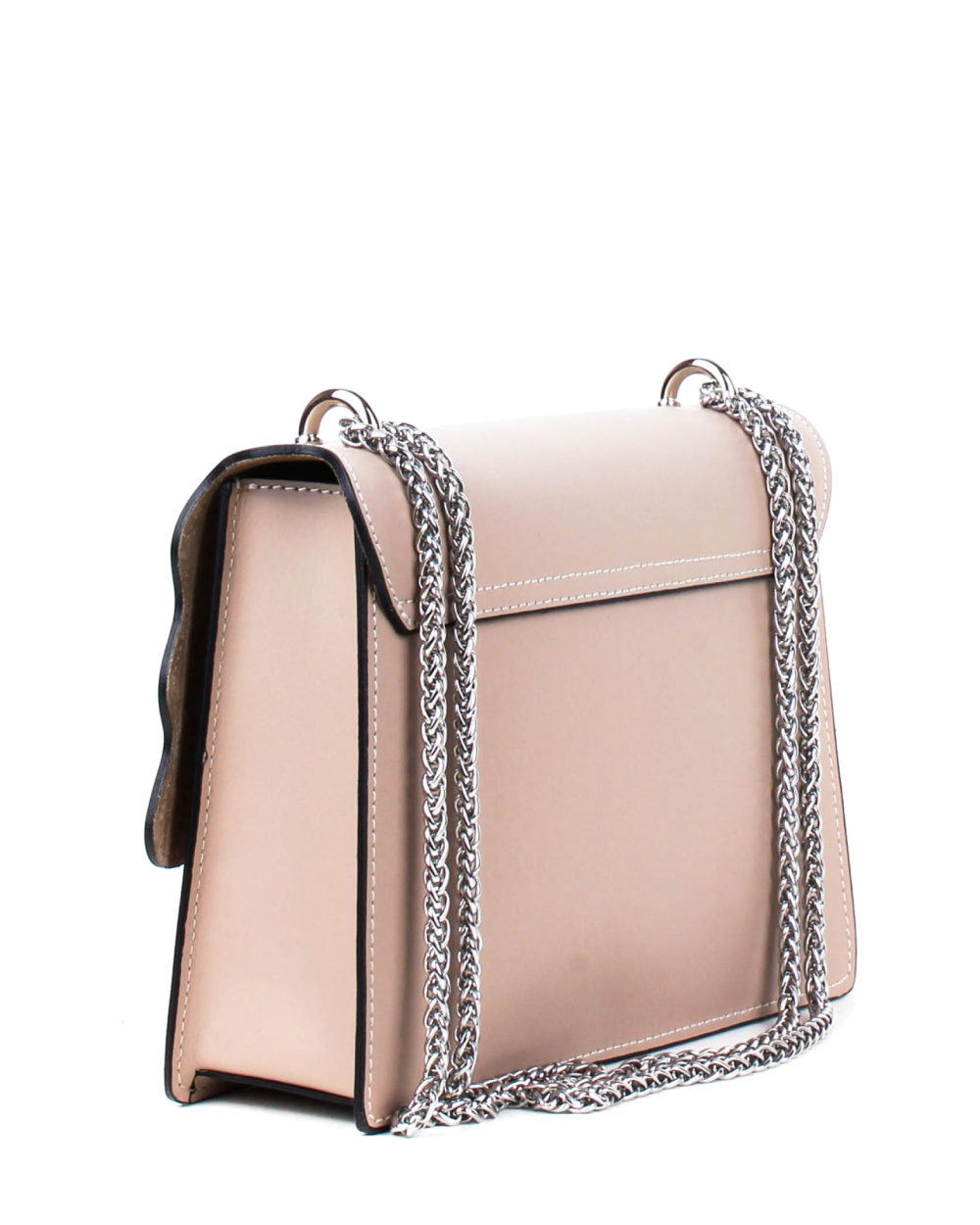 Bandolera de piel italiana Gris 7911-52-31