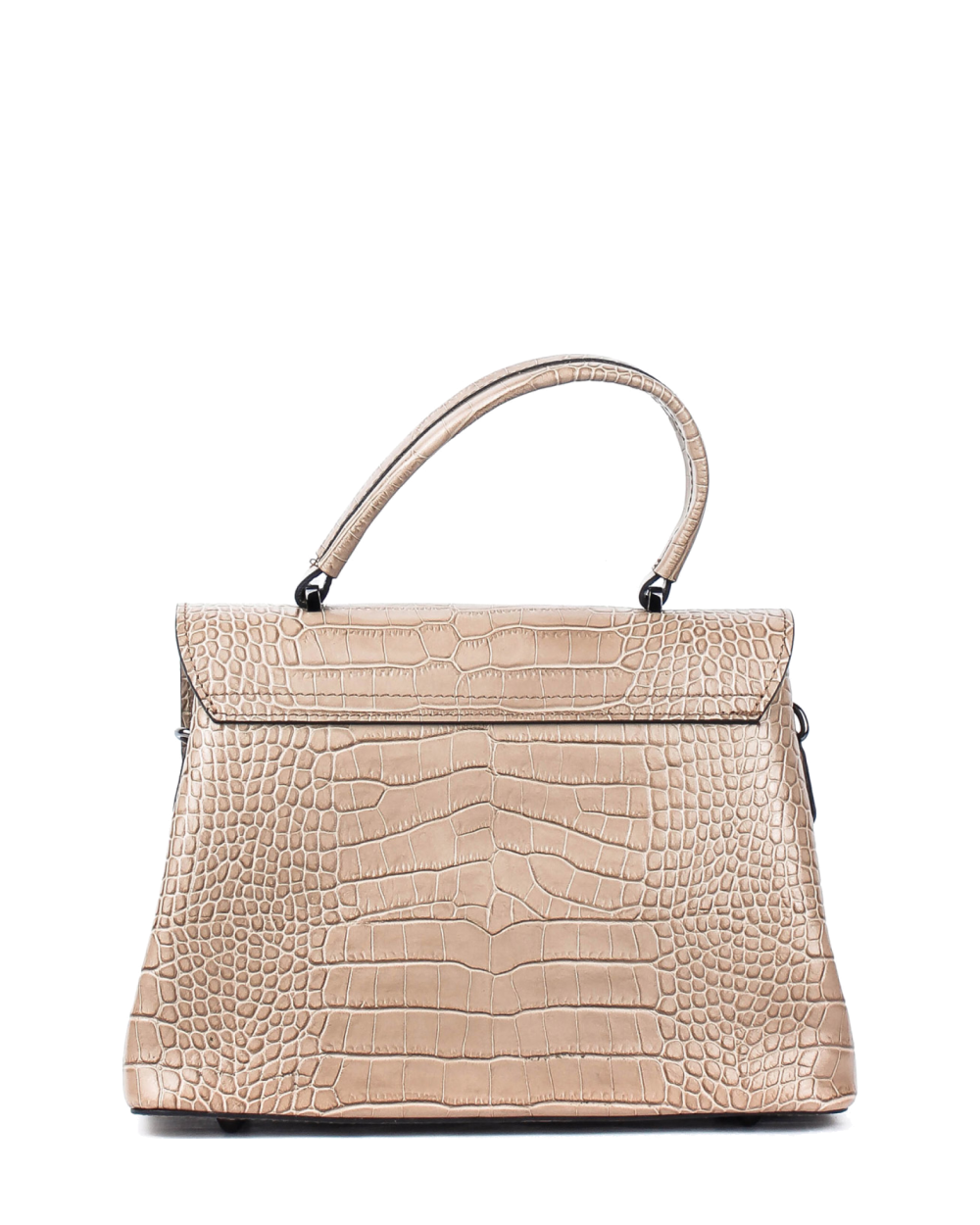 Bolso de mano de piel italiana STOCATTO Marrón