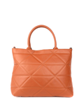 Bolso de mano de piel italiana Armonico Marrón