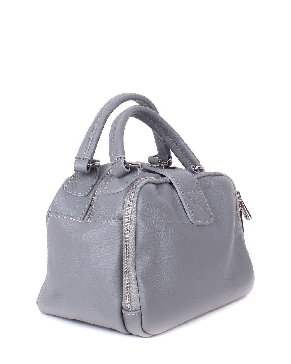 Bolso de mano de piel italiana ARMSTRONG Gris