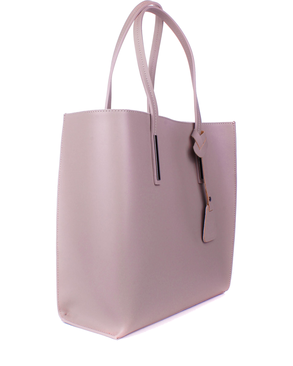 Shopper de piel italiana MARCIALE Rosa