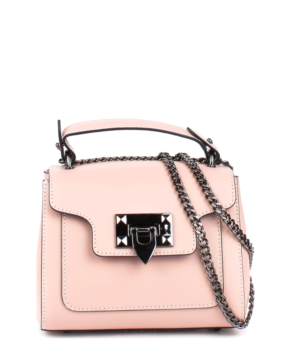 Bolso de mano de piel italiana MASSIG Beige