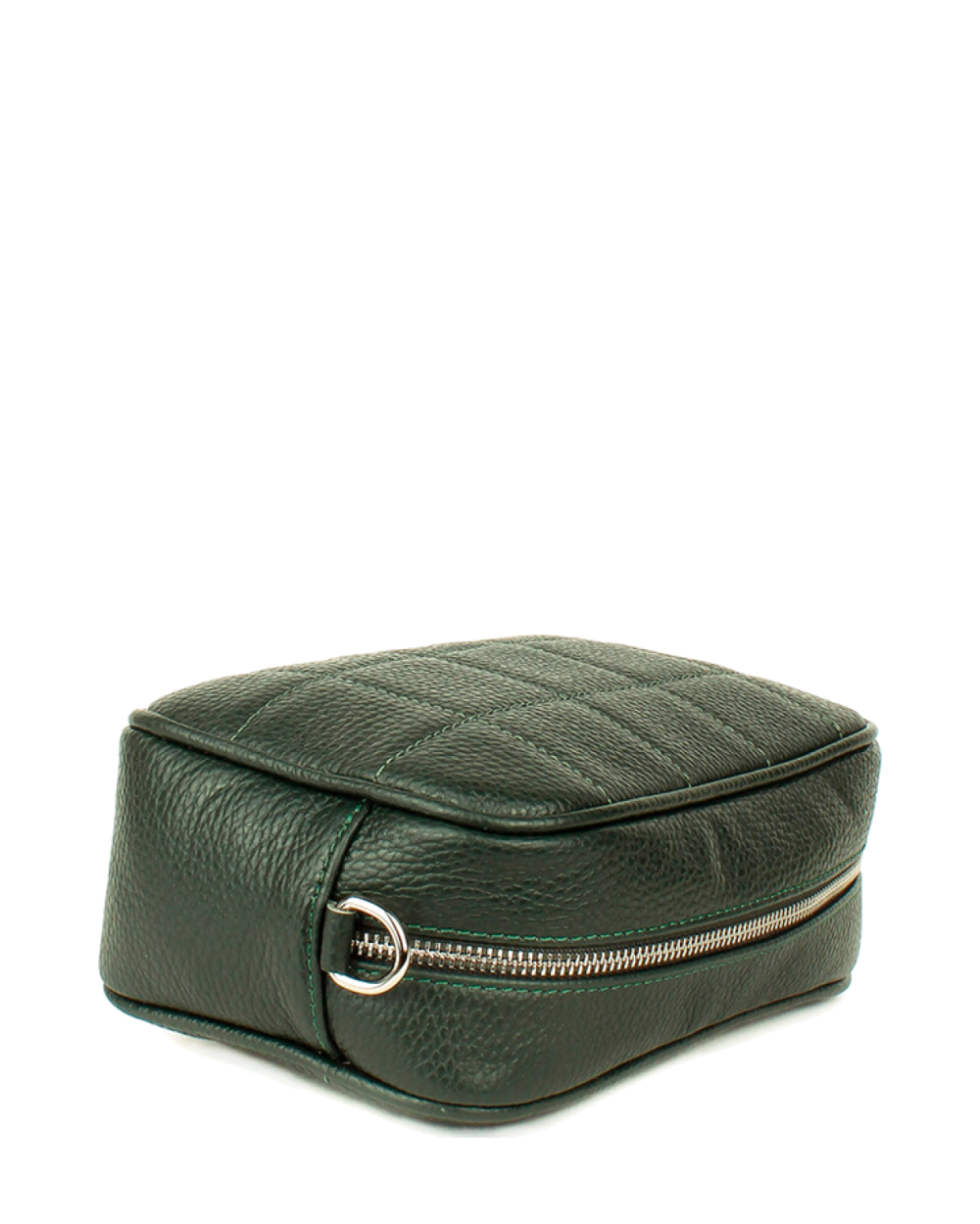 Bandolera de piel italiana Verde 2843-64-37