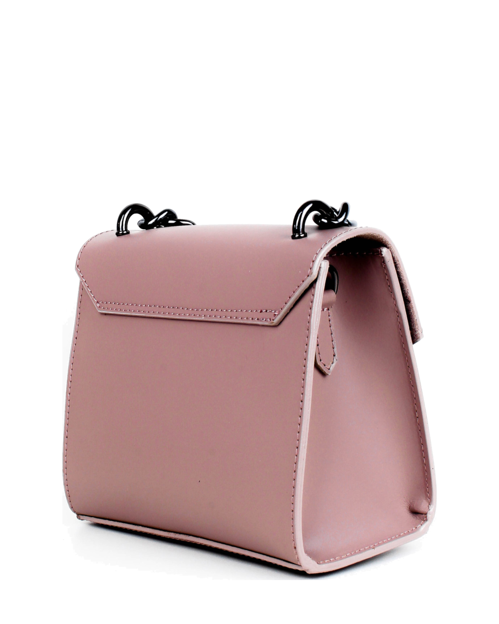 Bandolera de piel italiana Gris 5269-52-31