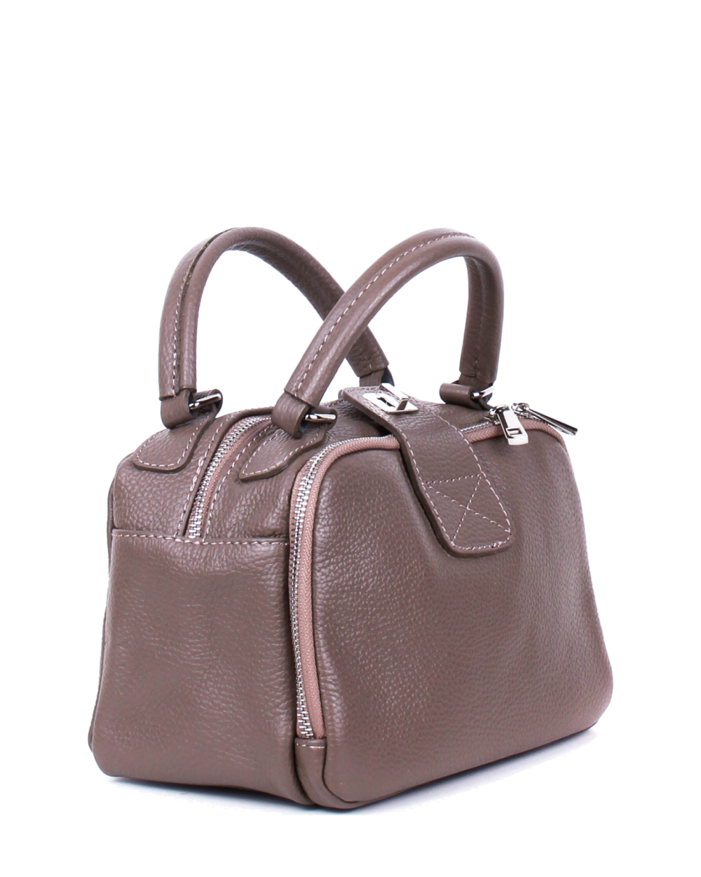 Bolso de mano de piel italiana ARMSTRONG Marrón