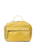 Bolso de mano de piel italiana COMODO Amarillo