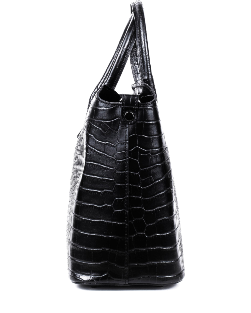 Bolso Tote de piel italiana MOLTO Negro
