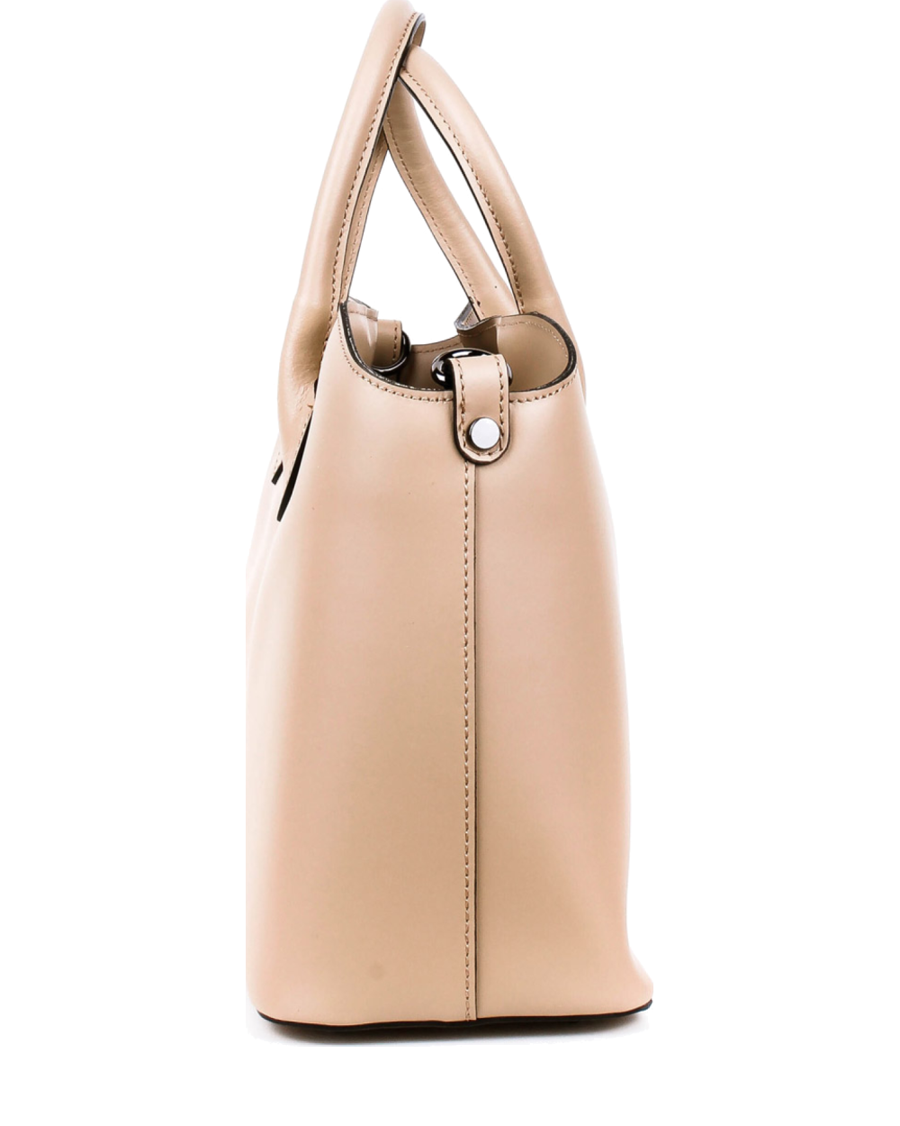 Bolso Tote de piel italiana MOLTO Beige