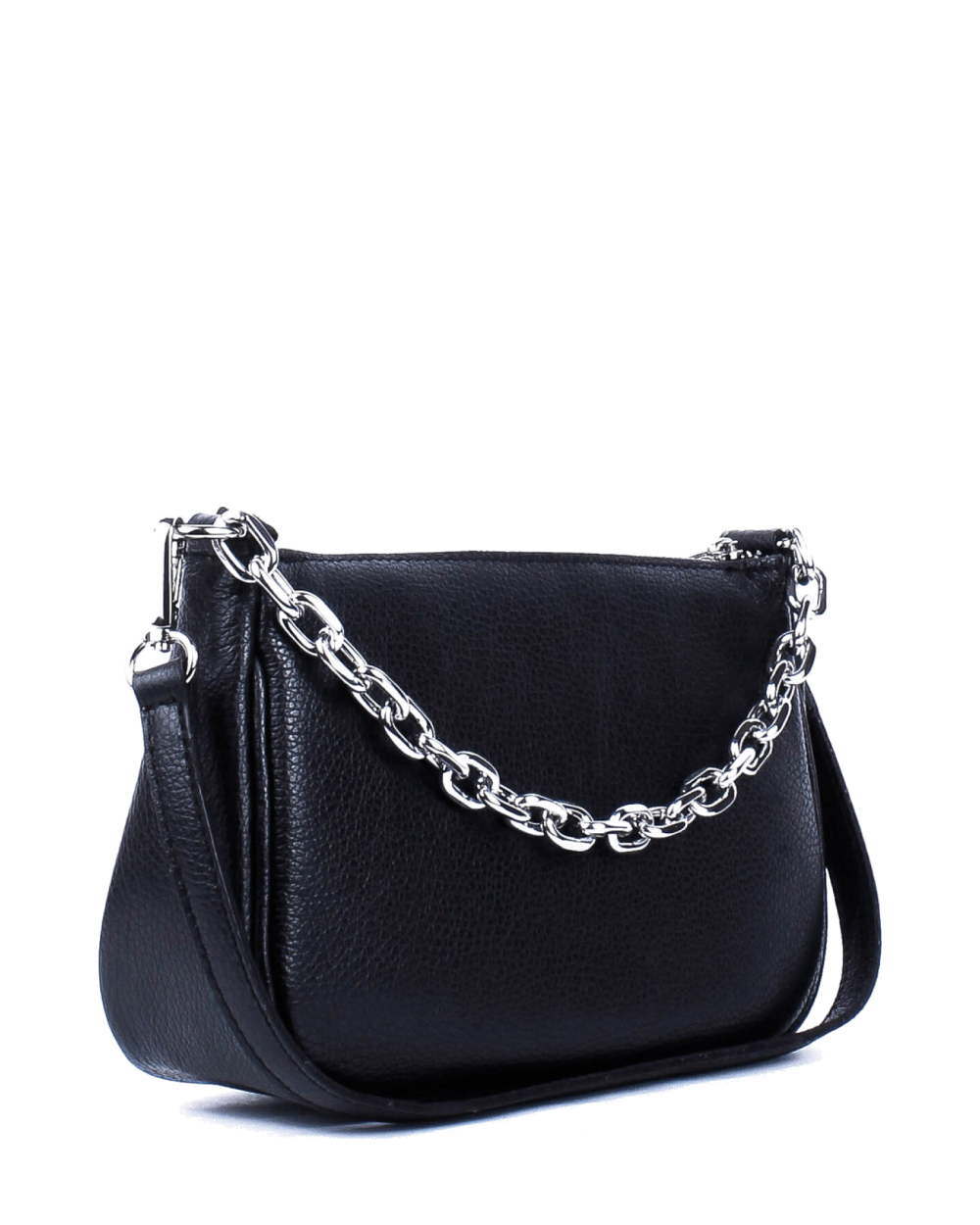 Bandolera de piel italiana Negro 4277-05-32