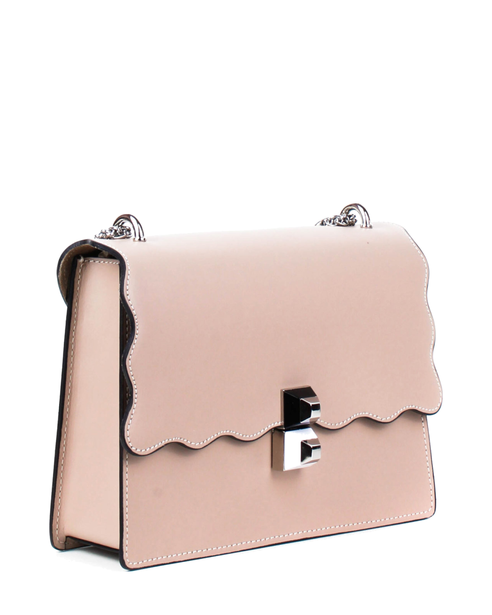 Bandolera de piel italiana Gris 7911-52-31