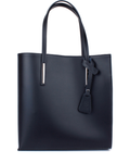 Shopper de piel italiana MARCIALE Negro