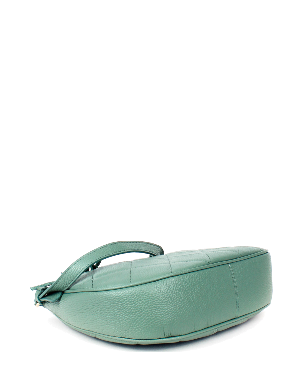 Bandolera de piel italiana Verde 3322-81-37