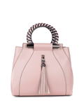 Bolso de mano de piel italiana Organo Beige