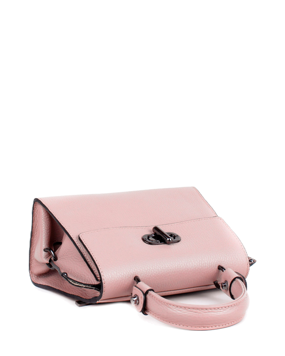 Bolso de mano de piel italiana GRAVE Beige