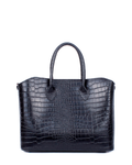Bolso Tote de piel italiana Plato Negro