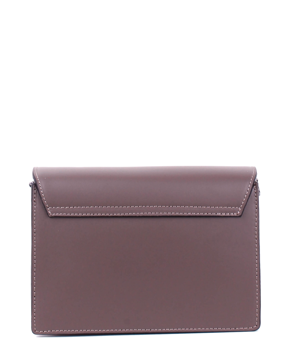 Bandolera de piel italiana Gris, Marrón 4701-104-31