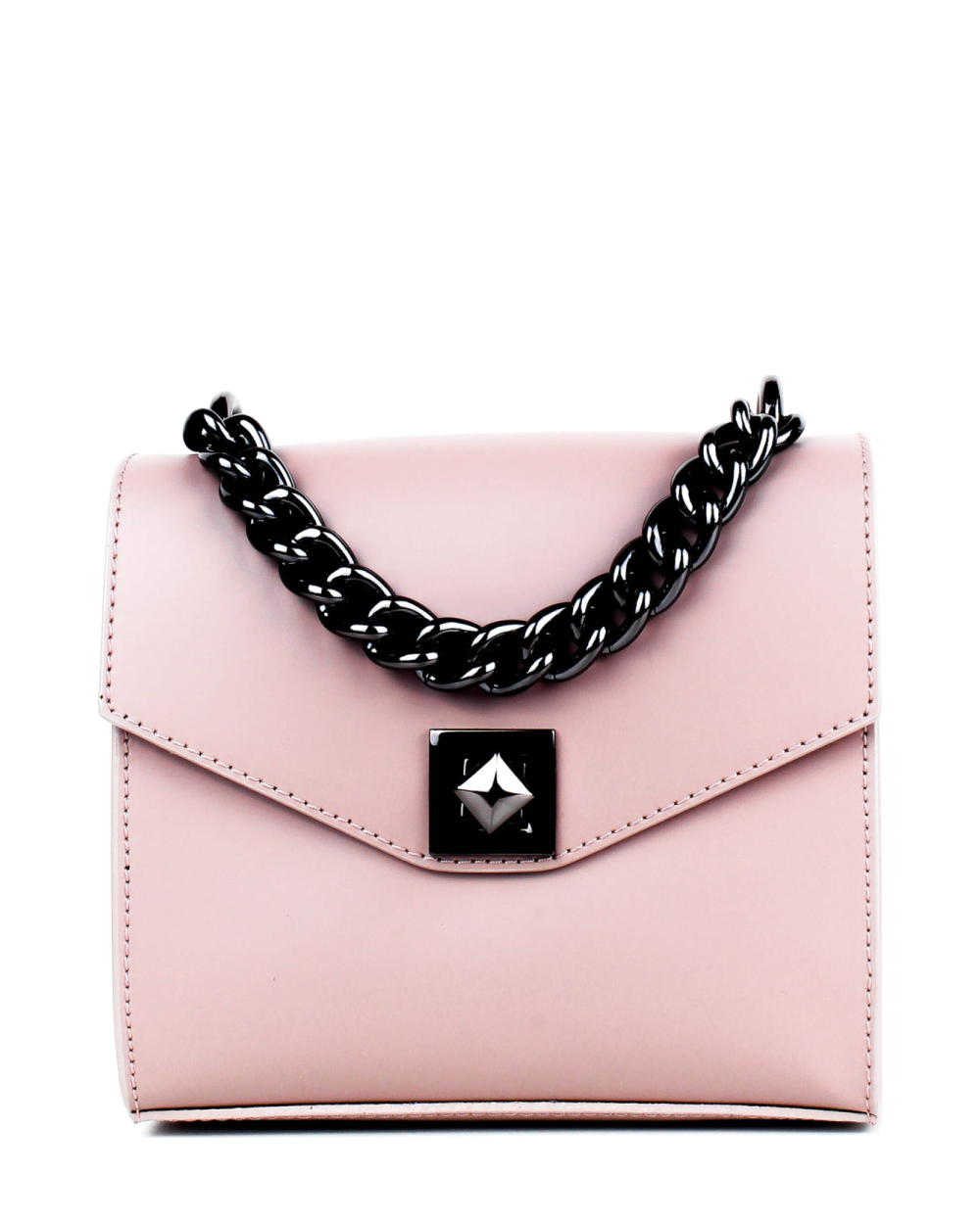 Bandolera de piel italiana Gris 5269-52-31