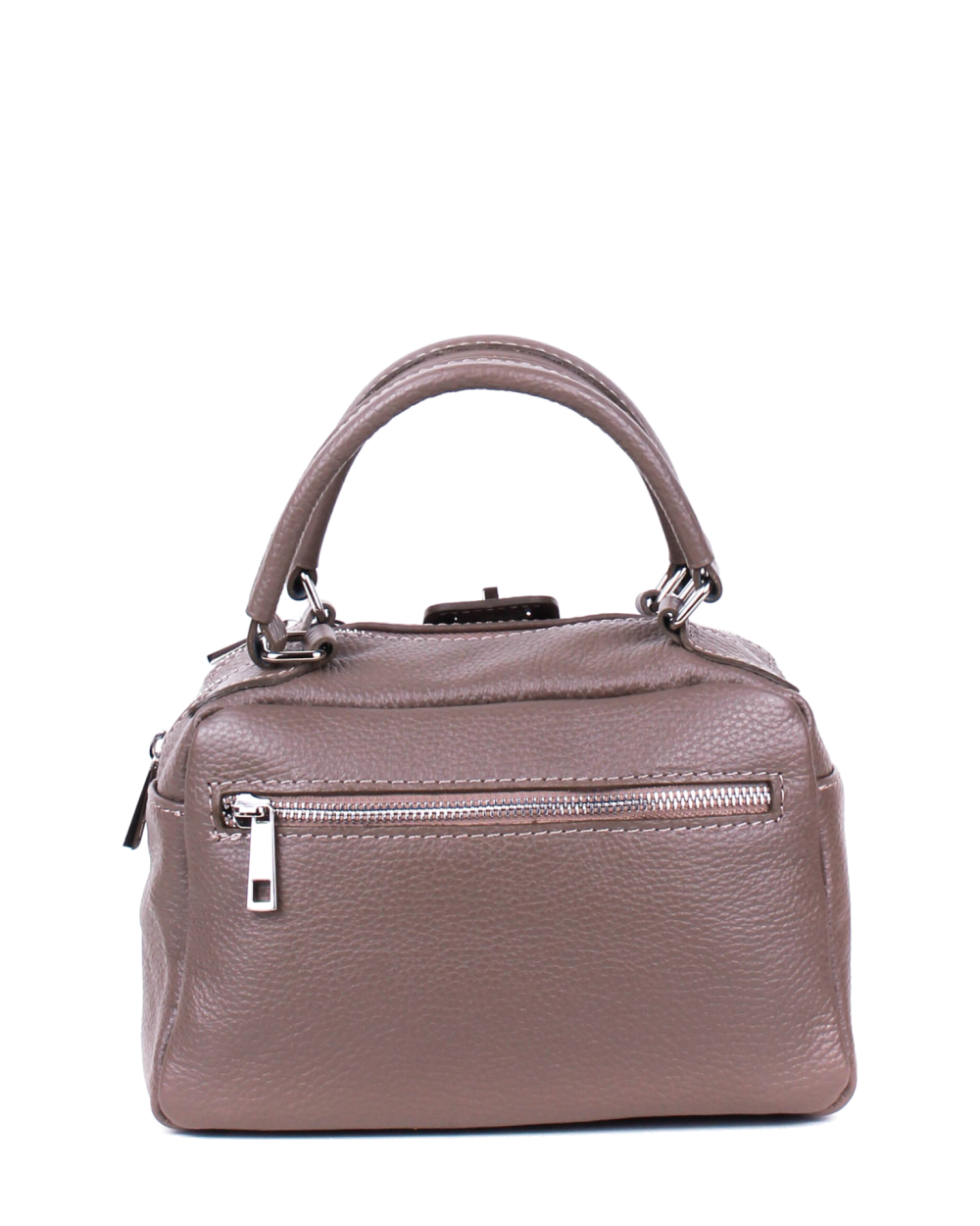 Bolso de mano de piel italiana ARMSTRONG Marrón