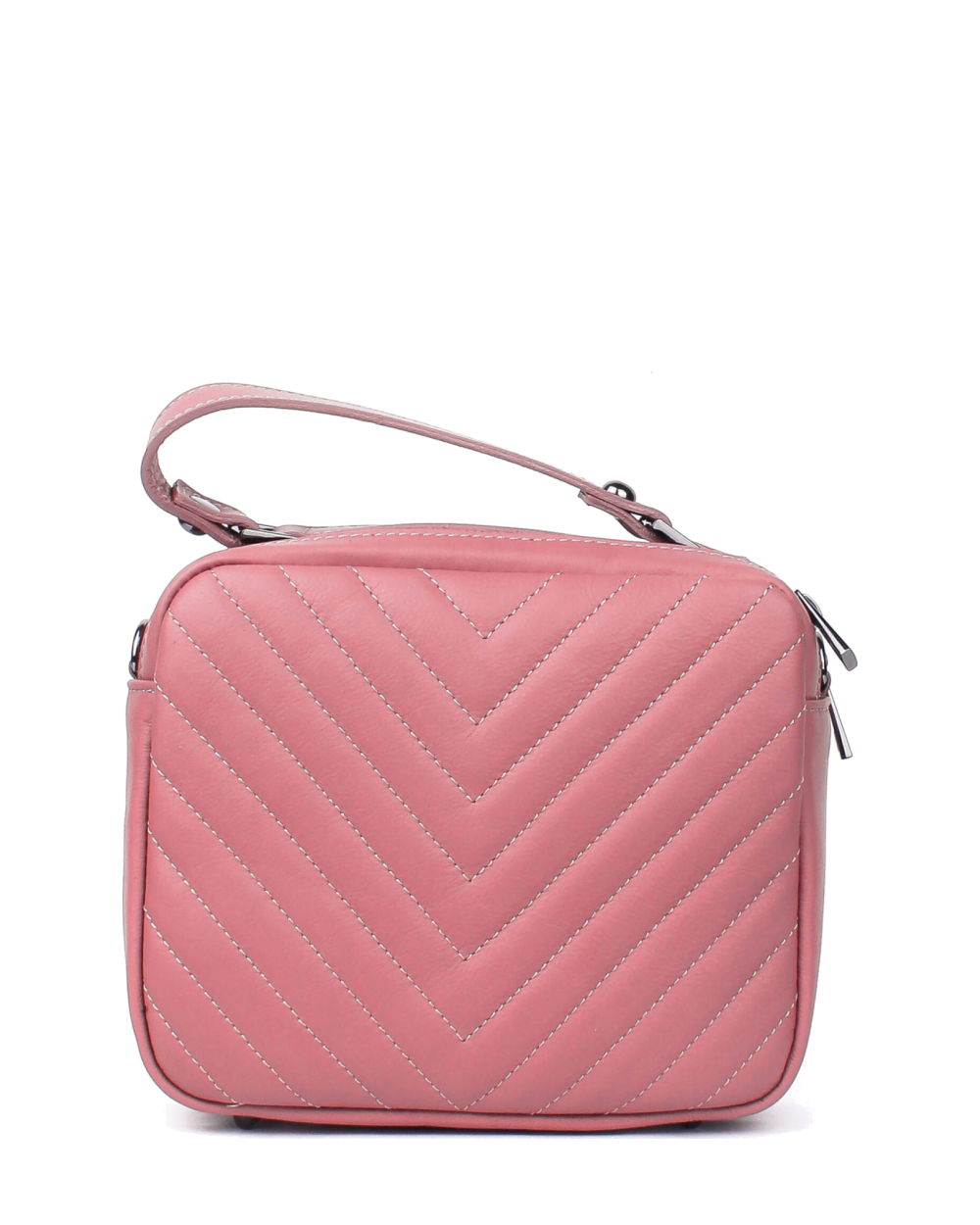 Bolso de mano de piel italiana SIOUXSIE Rosa